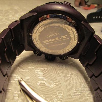 NEW Invicta Bolt men's watch Model 27522, purple