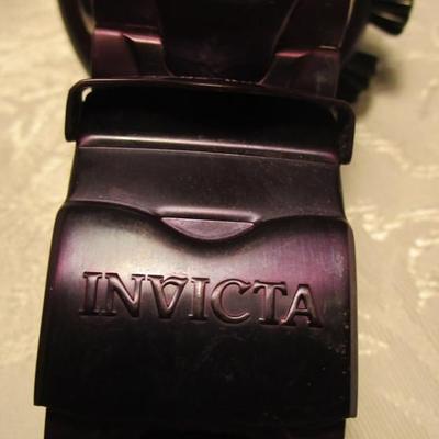 NEW Invicta Bolt men's watch Model 27522, purple