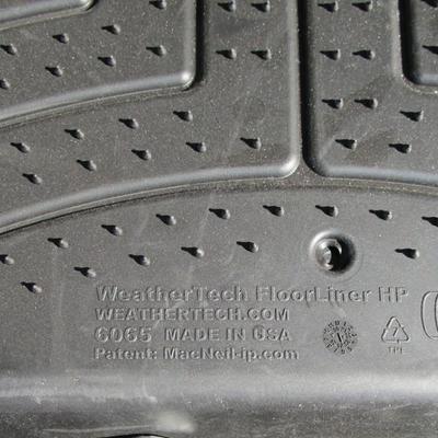 New WeatherTech rear floor mat for a Santa Fe