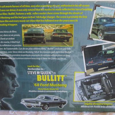 Revell Steve McQueen as Bullitt, 1968 Dodge Charger