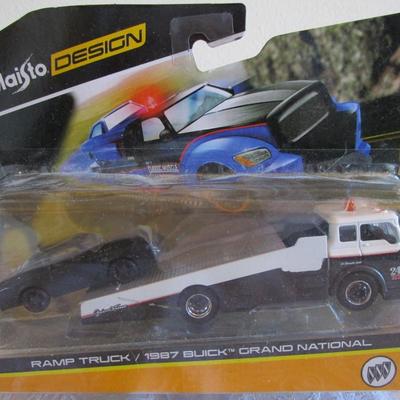 Maisto Design Ramp Truck & 1987 Buick Grand National set