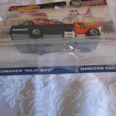 Hot Wheels Car Culture Team Transport Volkswagon Baja Bug and Horizon Hauler set