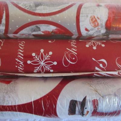 3-pk of Christmas wrapping paper