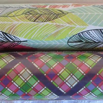 2 new rolls all-occasion wrapping paper, 1 new pkg all-occasion tissue paper