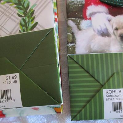 2 big Christmas gift bags, 4 small Christmas gift bags