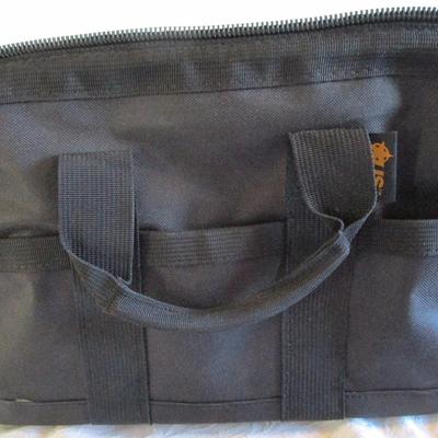 US Peacekeeper heavy duty canvas ammo bag with wire-framed top, black 
