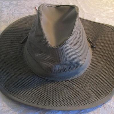 Stetson canvas and mesh hat, men's size XL, avocado green