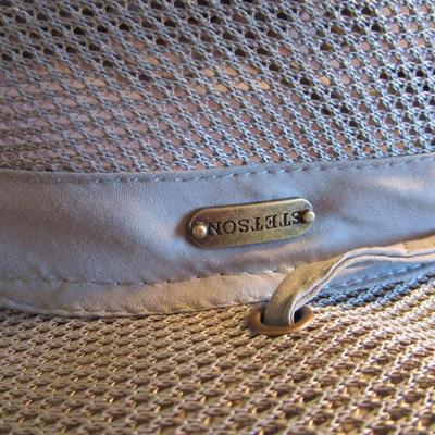 Stetson canvas and mesh hat, men's size XL, avocado green