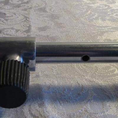 Spectator adjustable seat, black & silver