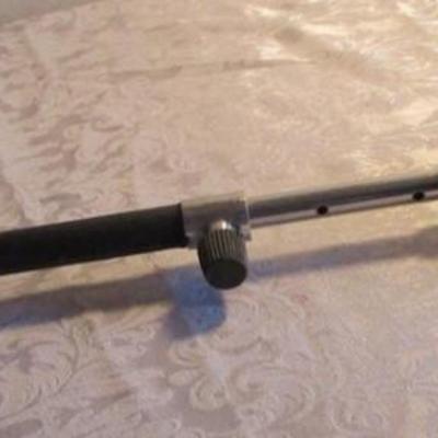 Spectator adjustable seat, black & silver