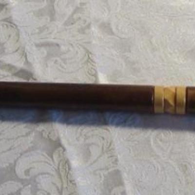 Carved owl wood collectible cane