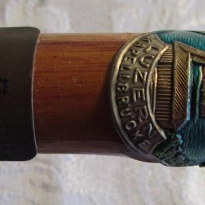 Lungern Swiss wood cane