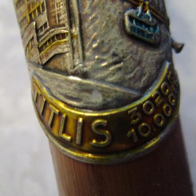 Lungern Swiss wood cane
