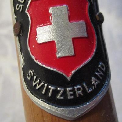 Lungern Swiss wood cane
