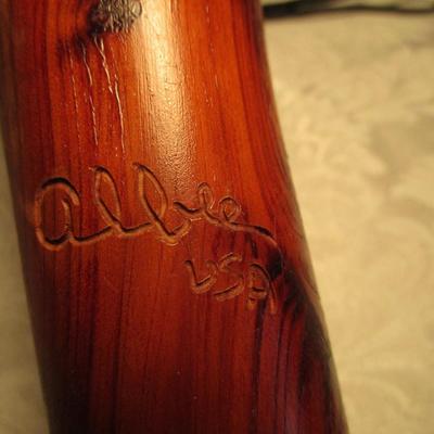 Diamond Willow Old Man wood carved walking stick