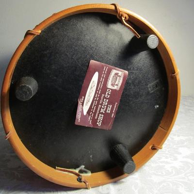 Vintage Old Drum Shop decorative trash can