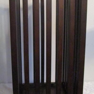Wood umbrella/cane stand