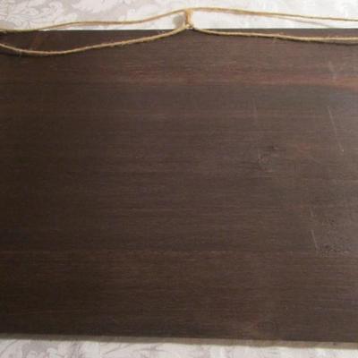 wood Christmas sign