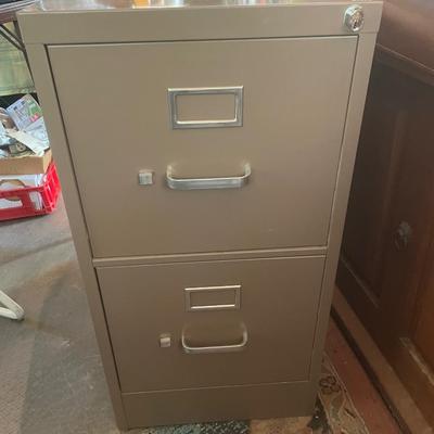 2 drawer file cabinet
