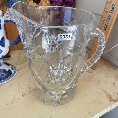 Anchor Hocking Star of David pitcher