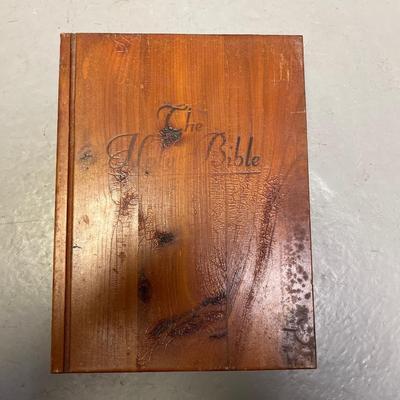 Wooden bible box