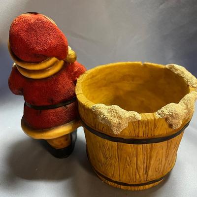 Santa with planter/candy dish