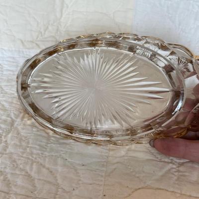 US Glass Co-EAPG pickle gold sawtooth