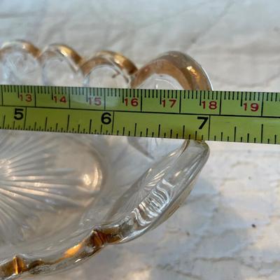 US Glass Co-EAPG pickle gold sawtooth