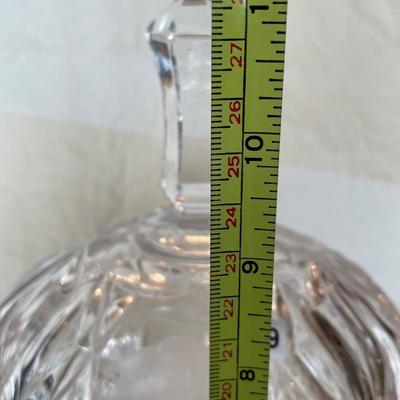 Tall pedestal covered candy dish
