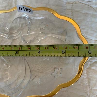 Mikasa Christmas trumpet angel/gold trim