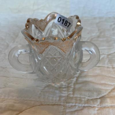 Handled glass toothpick