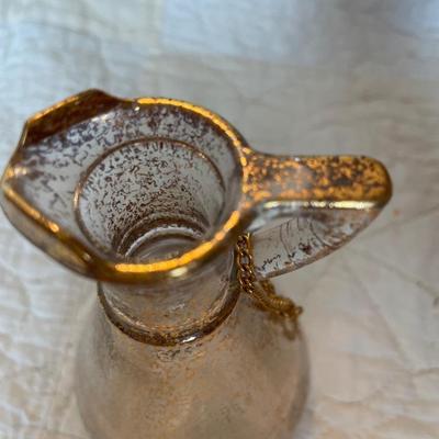 MCM Georges Briard cruet with gold design