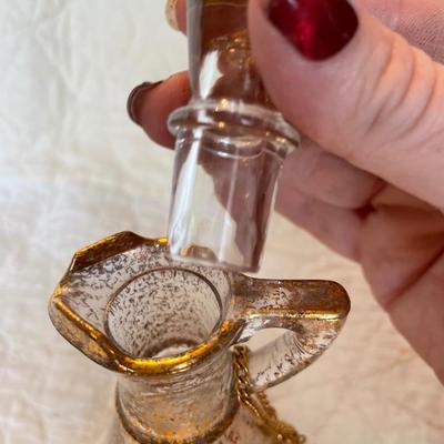 MCM Georges Briard cruet with gold design