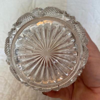 Celery vase-gold trim