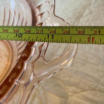 Anchor Hocking oyster pear bowl-scalloped-depression glass
