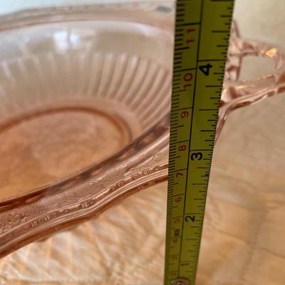 Anchor Hocking oyster pear bowl-scalloped-depression glass