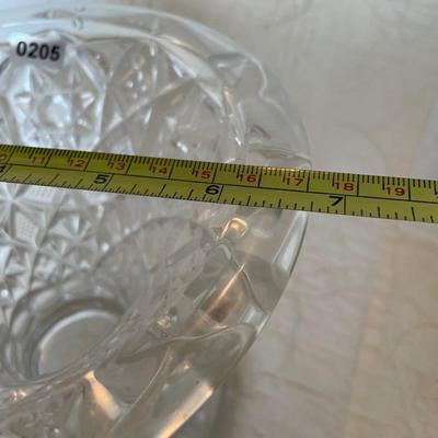 Small glass trumpet vase