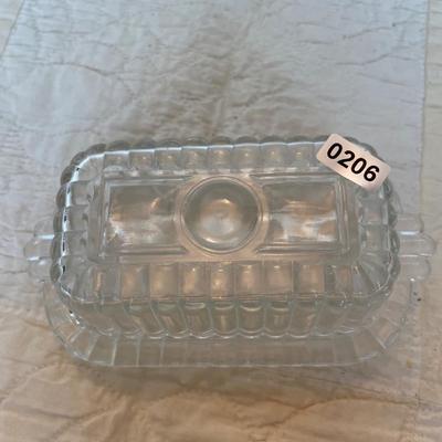 Anchor Hocking butter dish