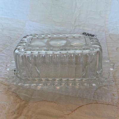 Anchor Hocking butter dish