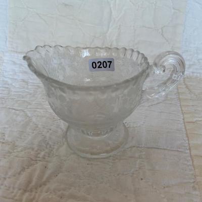 Cambridge glass wildflower crystal