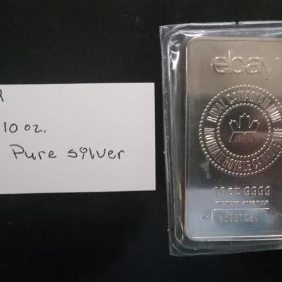 10 OZ SILVER BAR