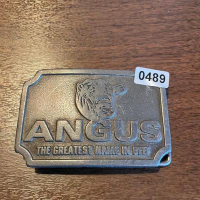 Angus belt buckle