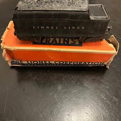 Vintage Lionel No #2466 Tender train car
