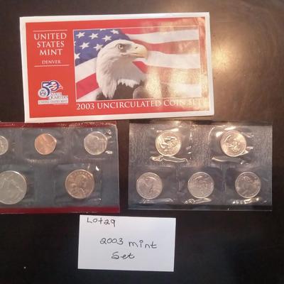 2003 uncirculated coin set
