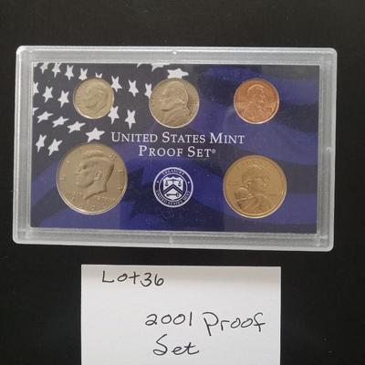 2001 proof set
