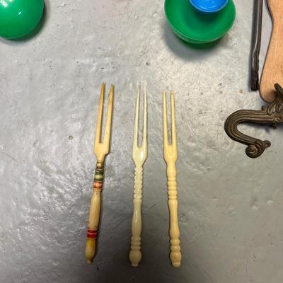 Vintage cocktail forks