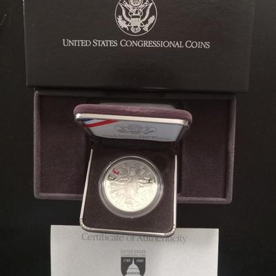 90% 1989 silver proof dollar