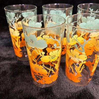 Vintage 1050’s tumbler set of 5