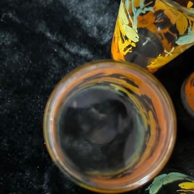 Vintage 1050’s tumbler set of 5