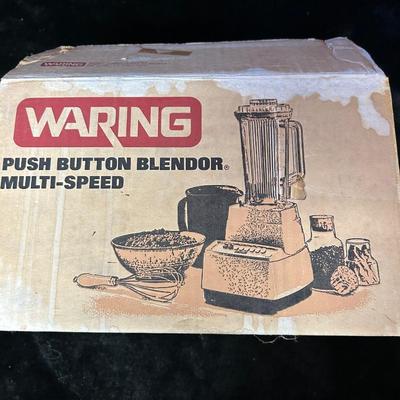 New in box vintage Waring blender 1970’s